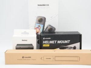 88e89e064fb045bd804816c0cd1ab059-1.jpg Insta360 X3 + Lisäakku + Selfie stick + Helmet mount
